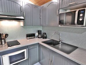 Microwave, oven, coffee/tea maker