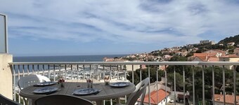 Apartment sleeps 4, terrace, parking, pets allowed - Banyuls-sur-Mer