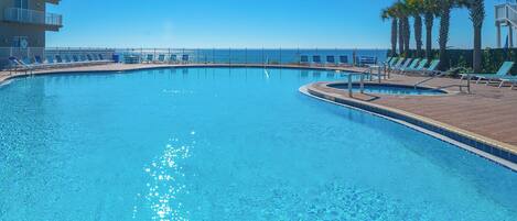 Indoor pool, a heated pool