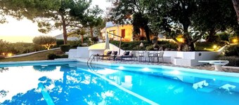 Villa Oasis Lagonisi with garden and Large Pool