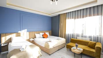 Minibar, in-room safe, desk, free WiFi