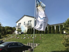 Voorkant van accommodatie