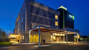 Een modern hotel met een opvallend 
