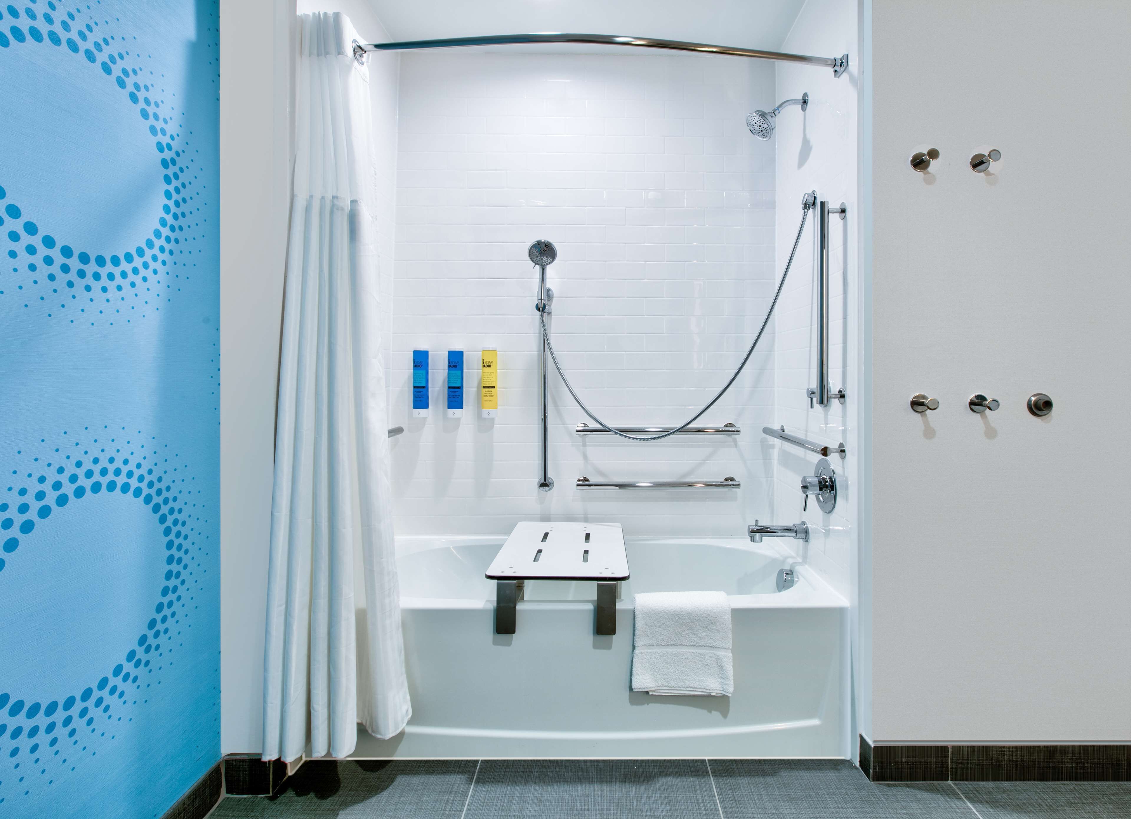 room, 2 queen beds, accessible, bathtub | bathroom | towels