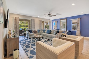 Smart-TV, videospill og filmbibliotek