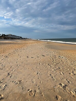 On the beach