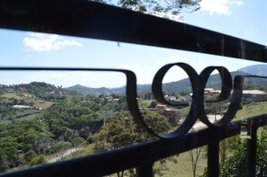 Blick von der Unterkunft