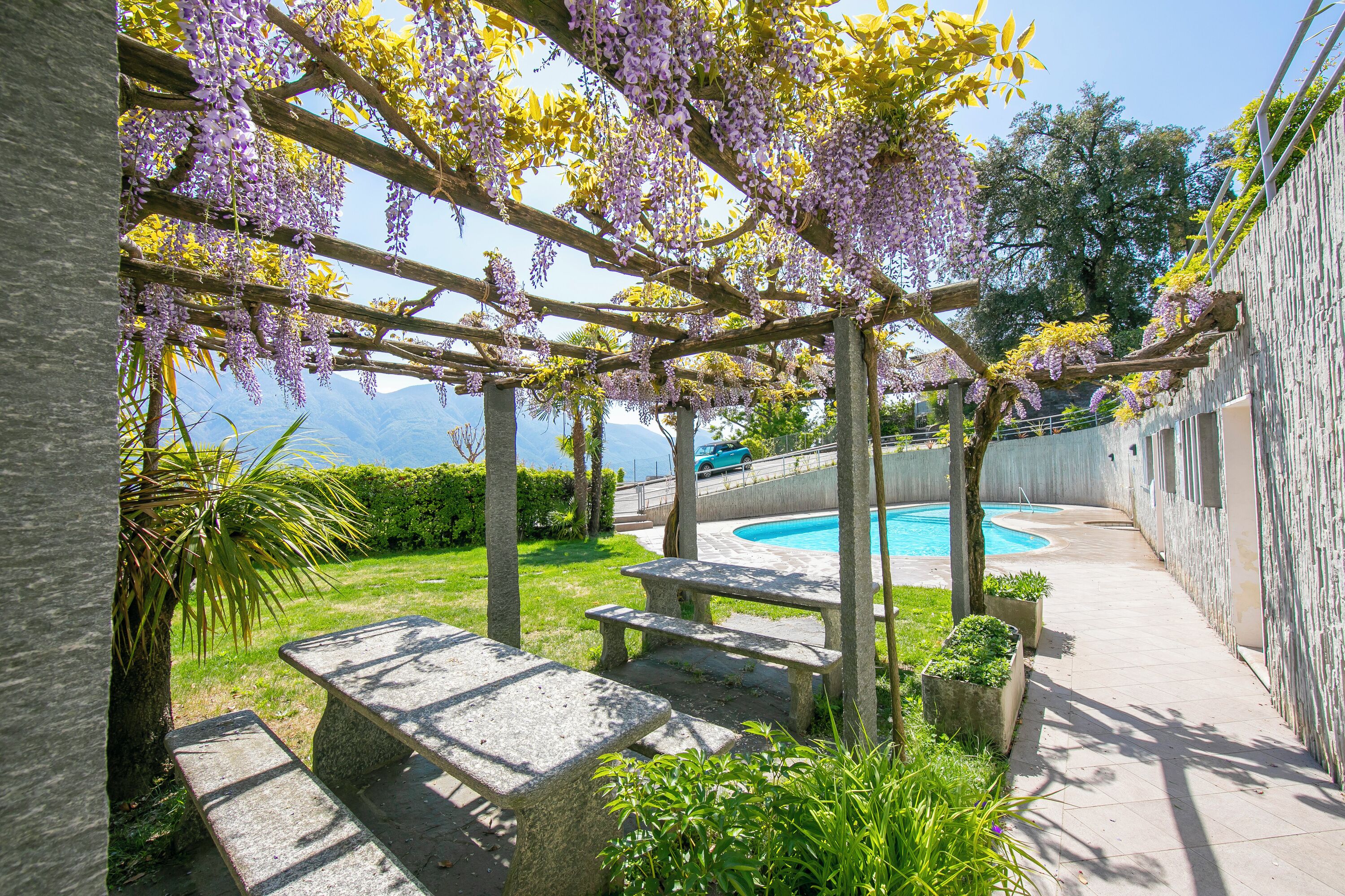 Family Apartment, Multiple Bedrooms, 2 Bathrooms, Mountainside (Casa monti belvedere) | Pool | Seasonal outdoor pool