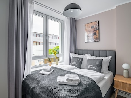 1 habitación, ropa de cama de alta calidad y decoración personalizada