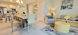 Condo, Multiple Beds, Balcony, Ocean View | Living area | TV - Bungalow Tarvana #2 (Port Isabel)