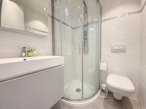 Shower, hair dryer
