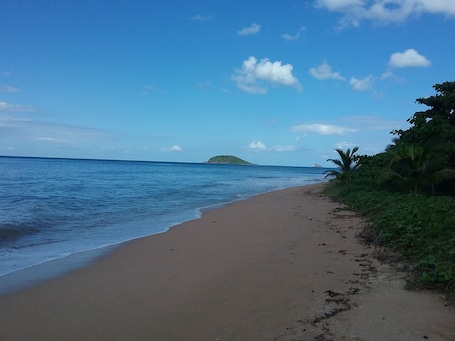 Di pantai dan pasir putih