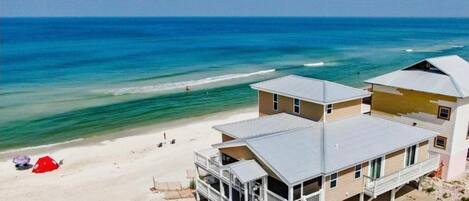 Sulla spiaggia, teli da spiaggia