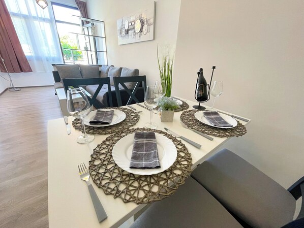 Interior - Holiday apartment with air conditioning and roof terrace (Jadranovo)