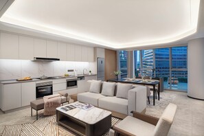 Executive Apartment, 2 Bedrooms | Living room - Somerset Gaoxin Chengdu (Chengdu)