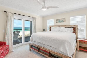 4 bedrooms, iron/ironing board, free WiFi, bed sheets - Ocean Front 4BR/4BA Home PCB - Walk to Pier Park - Pet Friendly-Golf cart (Panama City Beach)