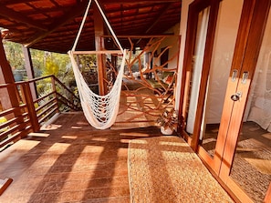 Luxury-Zimmer, 1 Schlafzimmer, Gartenblick | Wohnbereich