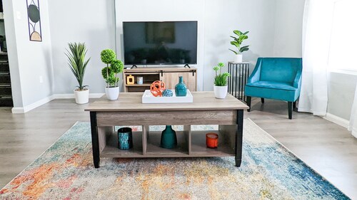 ✈Airport→5mins ❤ Hospitals→7 min 🌜 Memory Foam Bed