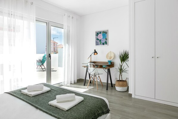 1 chambre, lit parapluie, accès Internet, draps fournis