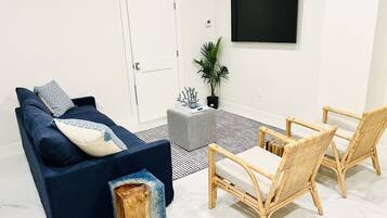 Smart TV, chimenea