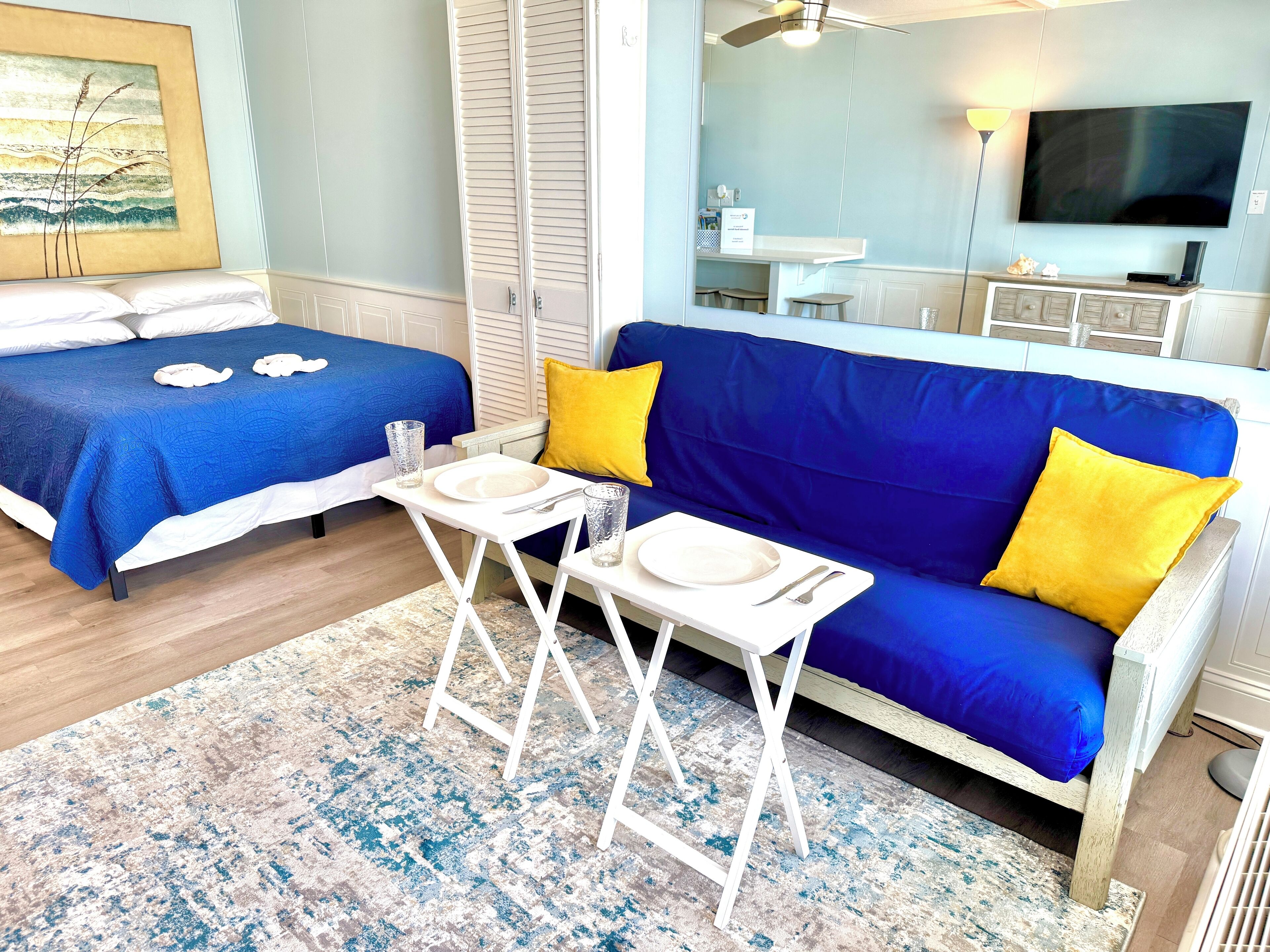 1 多间卧室、客房内保险箱、免费 WiFi、床单