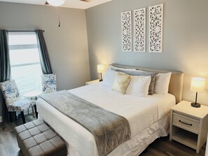 6 bedrooms, desk, iron/ironing board, free WiFi - Navarre Beach Front Whole House Large Yard. Kayaks + Paddle Boards Included.  (Navarre)
