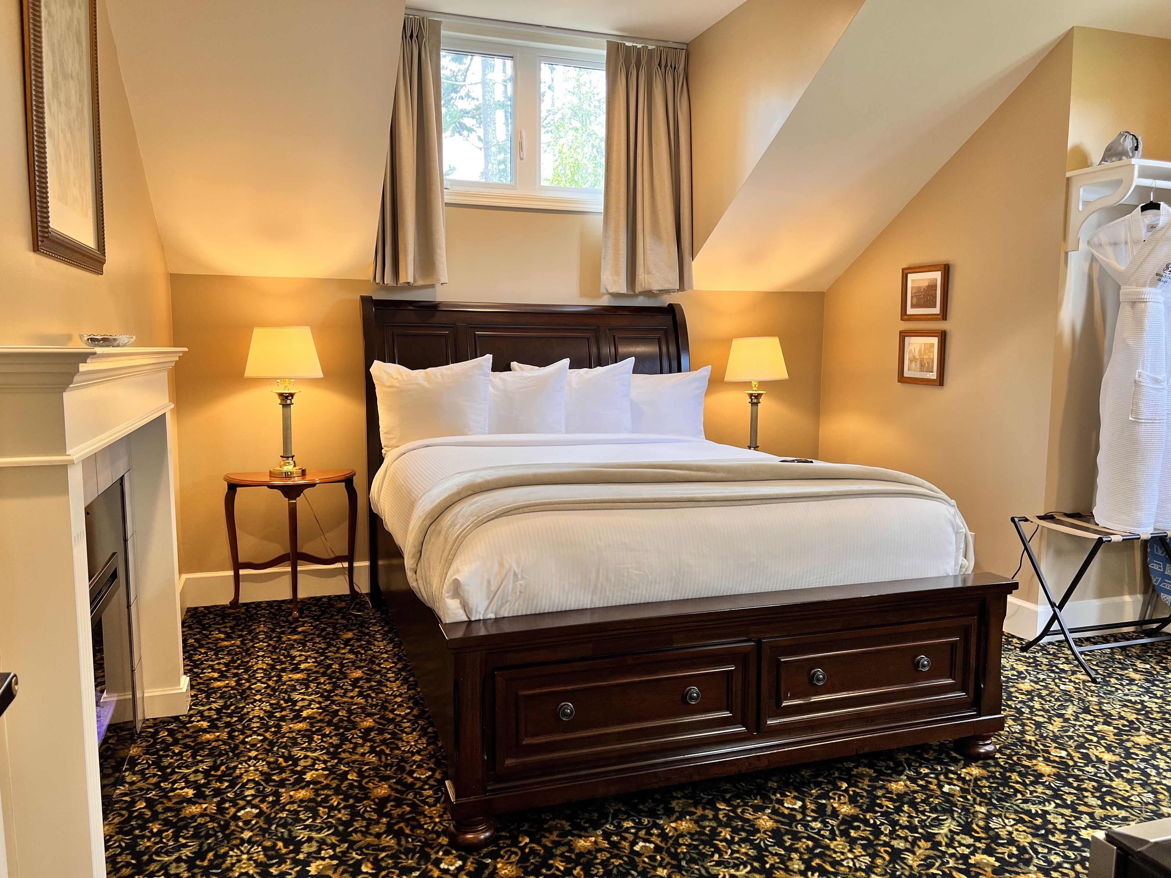 individually decorated, individually furnished, blackout curtains