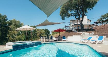Paso Wine Country Farmhouse | Pool, Spa, Game Room
