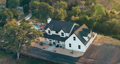 Wine Country Modern Farmhouse | Heated Pool & Spa