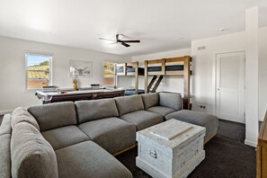 Smart TV, video-game console, books, stereo