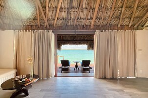 Cabana superior | Área de estar