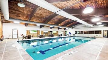 Indoor pool, a heated pool