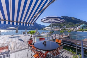 Outdoor dining - Boutique Apartment 2, Lugano, Switzerland (Lugano)