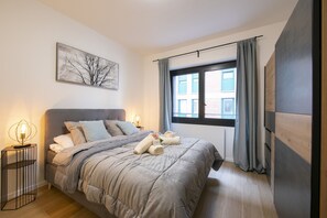 1 sovrum, skrivbord, strykjärn/strykbräda och gratis wi-fi