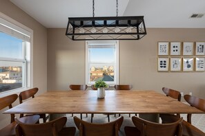 Dining - ★Updated OBX Beach House w/Ocean Views, Walk to the Beach MP7.5 & Pet Friendly★ (Kill Devil Hills)