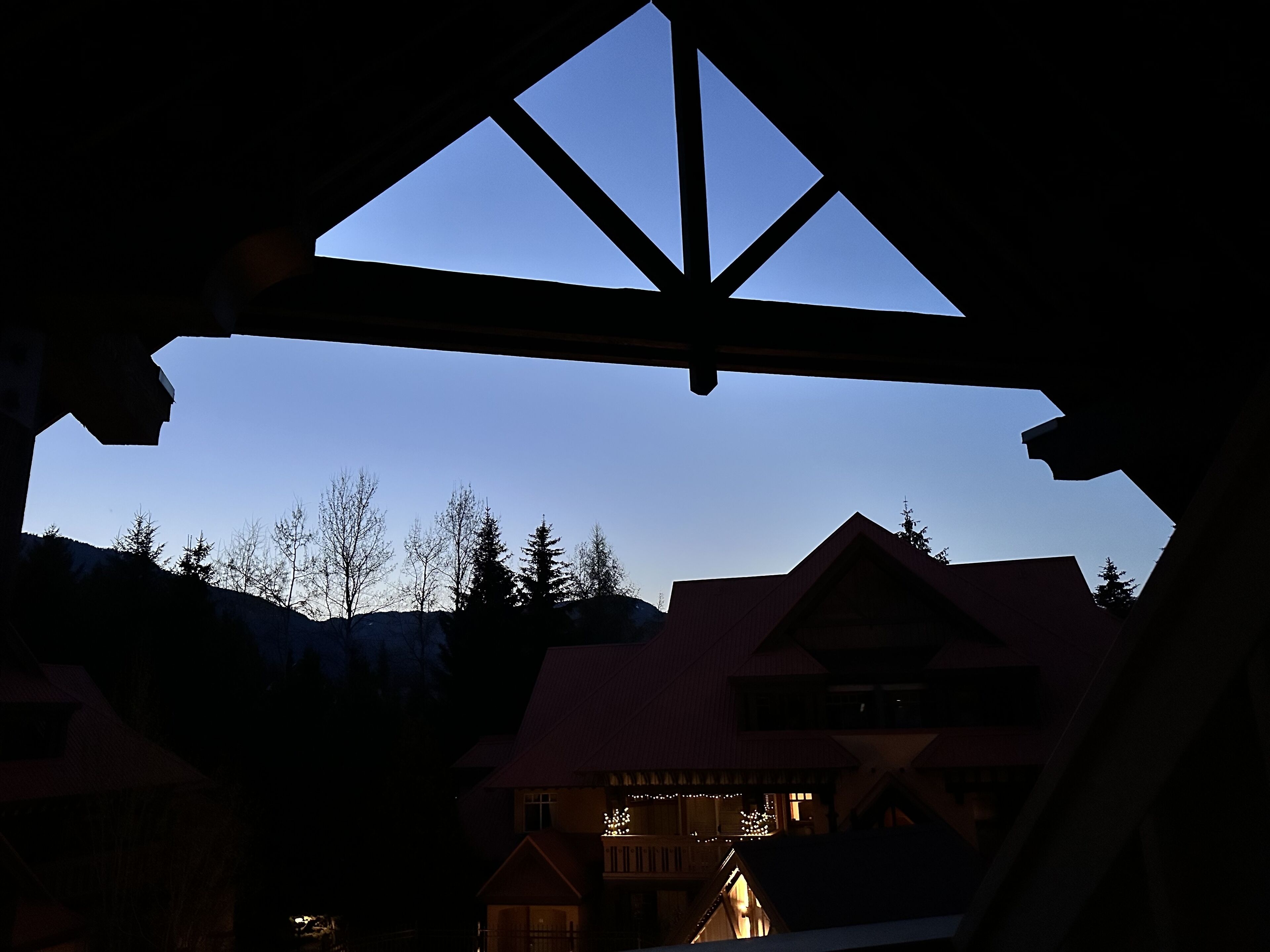 Vue depuis l’hébergement 