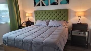 2 chambres, bureau, fer et planche à repasser, Wi-Fi gratuit