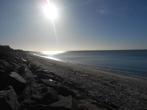 On the beach