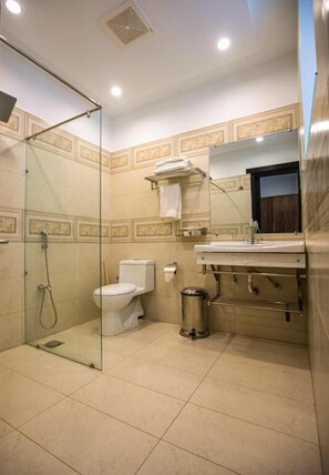 Gratis toiletartikelen, pantoffels, handdoeken