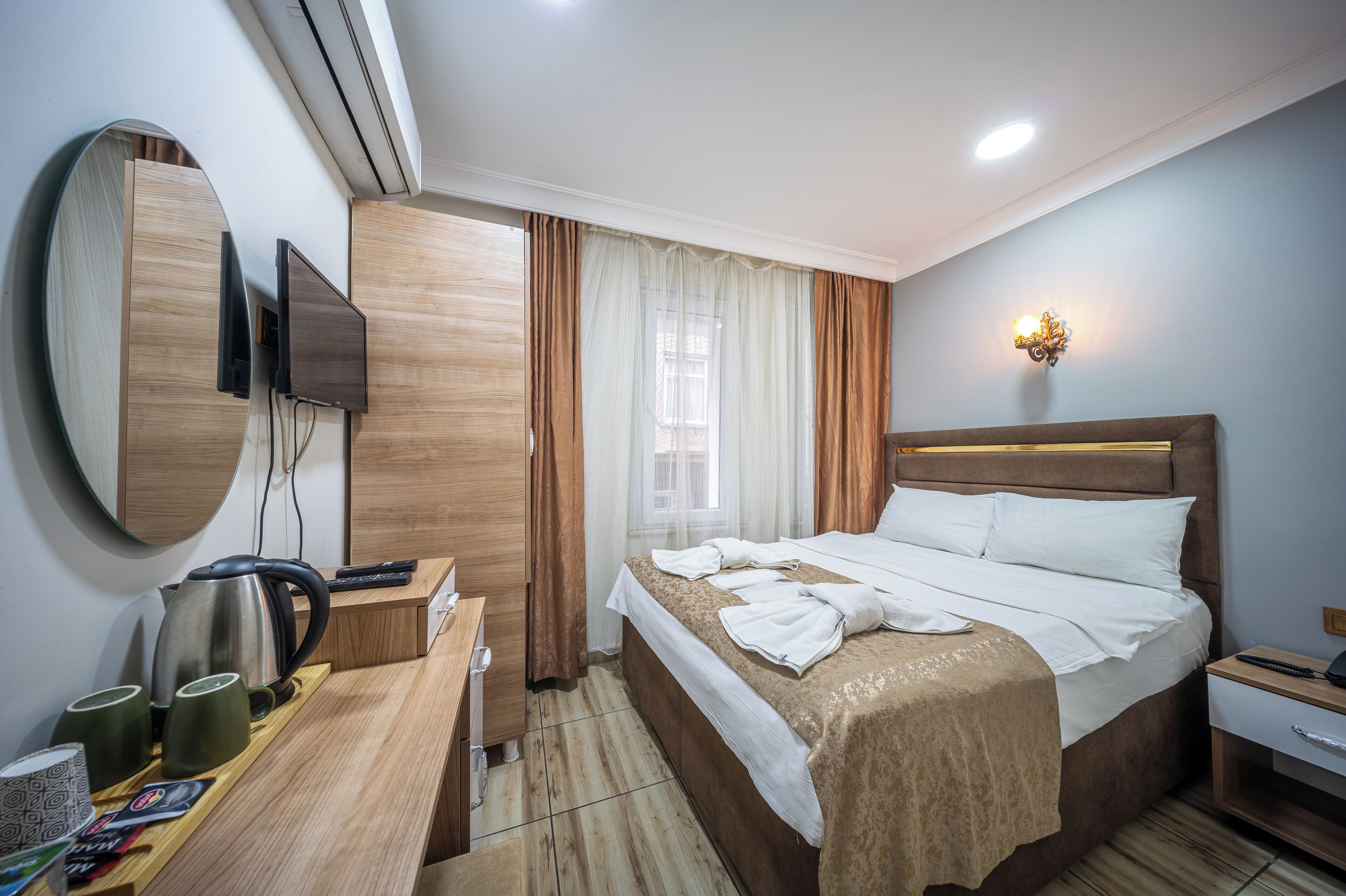 Economy tweepersoonskamer, 1 tweepersoonsbed, niet-roken | Luxe beddengoed, donsdekens, geluiddichte muren, gratis wifi