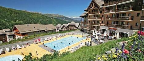 Una piscina riscaldata