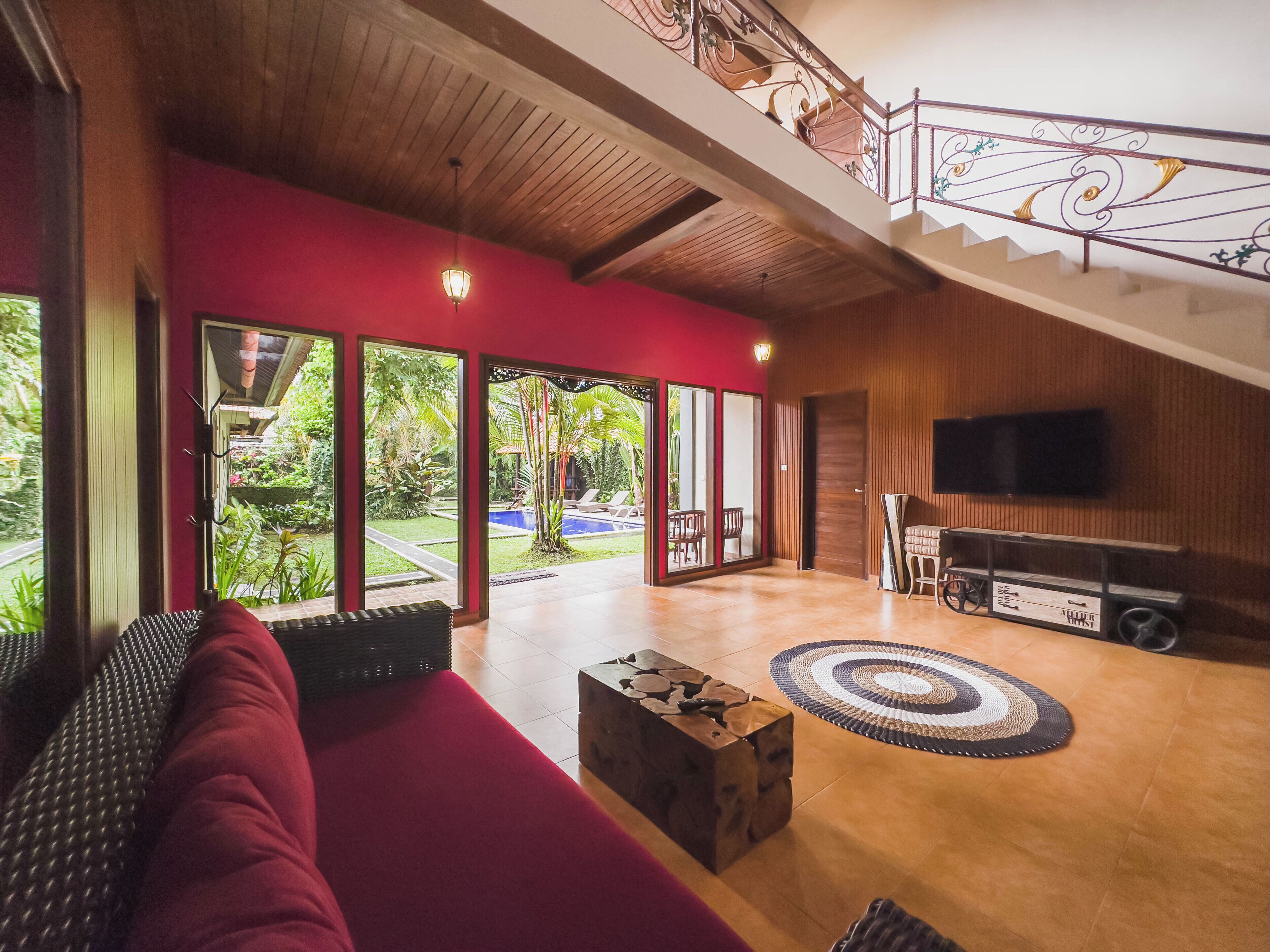 Villa - 5 sovrum - privat pool | Vardagsrum | Tv