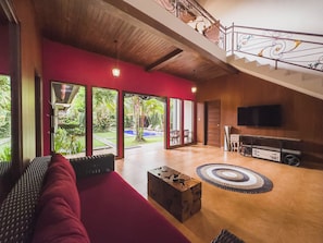 5 Bedrooms Private Pool Villa | Living area | TV