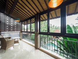 Villa, 2 habitaciones, piscina privada | Escritorio, wifi gratis, ropa de cama