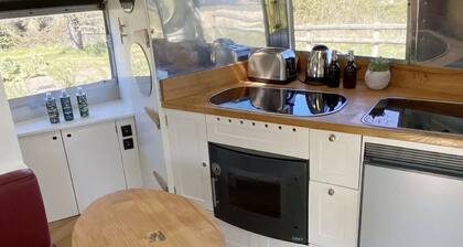 Silverbird Glamping Airstream Caravan and private deck