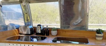 Silverbird Glamping Airstream Caravan and private deck