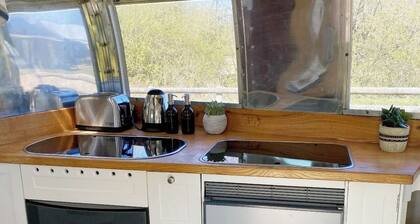 Silverbird Glamping Airstream Caravan and private deck
