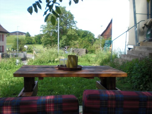 Gite Rural, restaurant without alcohol/pork