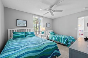 2 chambres, Wi-Fi, literie fournie