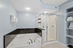 Condo, 4 Bedrooms | Bathroom | Towels, shampoo - Yacht Club Villas #2-504 4 Bedroom Condo by RedAwning (North Myrtle Beach)